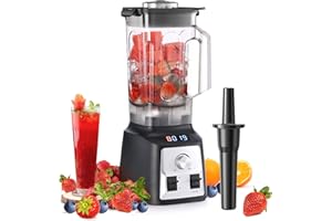 Enfmay Blender Smoothie Maker, 2000W Powerful Blender for Kitchen with 2L BPA-Free Tritan Container, 8 Sharp Blades with 30000 RPM High-Speed Jug Blender, Professional Blender Mixer for Ice/Nut