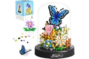 QLT QIAOLETONG Lot de 530 blocs de construction avec dôme et socle étanches à la poussière - Cadeau pour filles à partir de 6 ans