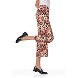 Goldenpoint Pantalone Donna Leggings Flare Fantasia Macro Fiori :  Amazon.it: Abbigliamento