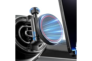 ALAFLY Compatibile con Magsafe Porta Cellulare Auto per Mercedes Benz A/B/C/E/G/GLA/GLK Mini Cooper Bocchetta Aria Rotonda, Supporto Magnetico per Telefono per iPhone 16 15 14 13 12 Pro Max Plus Mini