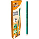 BIC Evolution Original HB Pencils, Unbreakable Lead, Firm Grip, Grey, 12-Pack