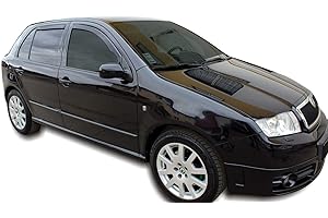 ‎J&J AUTOMOTIVE J&J AUTOMOTIVE | Windabweiser Passend Für Fabia I, 4/5-Türer 2000-2007, Heko Regenabweiser, Getönt, Set 4-Teilig, Vorne, Hinten, Aerodynamisch