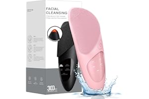 HIYAA Gesichtsreinigungsbürste Elektrisch - Wasserdicht Ultraschall Gesichtsreinigungsbürste und Gesichtsmassagegerät mit Memory-Funktion, für Tiefenreinigung, Anti-aging und Sanftes Peeling, Augenmassage