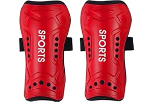 YENLK Football Shin Pads, Kids Youth Shin Guards Beginner Elite Athlete Perforated Breathable Shin Pad for Boys And Girls Football Games Leg Calf Protective Gear (6-15 years)