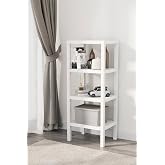 Mithra Life 4 Katlı Plastik Beyaz Banyo Mutfak Rafı MIT1049 | 4 Katlı K&ouml;şe Rafı | Banyo, Mutfak ve Kiler İ&ccedil;in Yer Tasarruflu 