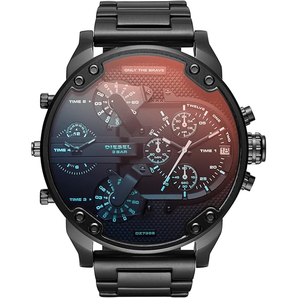 Buy DieseI Mr. Daddy 2.0 Chronograph Quartz Grey Dial Men's Watch