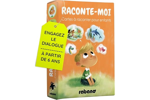Cartes à raconter pour Enfants I 150 Questions adaptées aux Enfants I Un Cadeau Qui renforce la Relation Parent-Enfant et la Pleine Conscience I Jeu éducatif pour Fille et garçon à partir de 6, 7 Ans