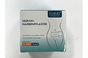 PLOBRT Silikon-Narbenpflaster(4 cm x 320 cm), Silikonpflaster für Narben, Wiederverwendbares Silikonband