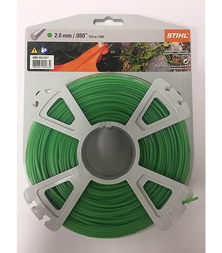 Lot De 2 Bobines De Fil Renforcé Pour Débroussailleuse Professionnelle 2,4 Mm X 15 M (30 M