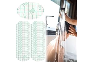 runrayay Lot de 100 protège-Oreilles Transparents Ultra-Fins pour Douche, Autocollant Anti-Usure pour Chaussures, Protection Contre Les Ampoules au Talon, protège-Oreilles jetables étanches