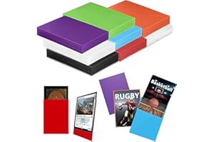 SMGBWAY 450Pcs Fundas para Tarjetas, Fundas para Tarjetas Suaves Transparentes de Color, Protectoras de Tarjeta, Card Sleeves,protectores transparentes para MTG, The Gathering, juegos de mesa