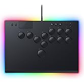 Razer Kitsune - PS5 ve PC i&ccedil;in optik t&uuml;m d&uuml;ğmeli arcade kontrol cihazı (4 hassas hareket tuşlu d&uuml;zen, d&uuml;z doğrusal optik anah