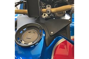 TaTonCycle CRF 1000 L Déflecteur de Réservoir de Carburant Noir pour Fourche de Moto H-Onda CRF-1000-L Africa Twin 2016 2017 2018 2019 Déflecteur de Vent pour Améliorer Le Flux d'air Accessoires