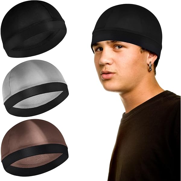 YMTWSRY 4 stuks Durag Zijde Bonnet voor Mannen en