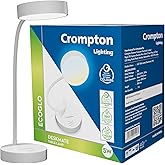 Crompton Deskmate 5W USB Rechargeable LED Desk Lamp | Flexible Neck, Colour-Changing & Smooth Dimming | Flame-Safe Design | P