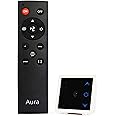 DeWire Remote Control Fan Regulator with One Light Switch Comes with 7 Step Fan Speed Regulation,Hummless Regulation, IR Remote, with Memory Function (Remote Fan Regulator & 1 Light Switch)