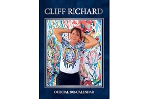 2026 CALENDAR CLIFF RICHARD MONTH TO VIEW A3 WALL CALENDAR OFFICIAL PRODUCT
