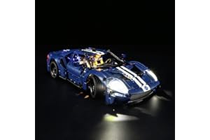 BRIKSMAX Kit de iluminación LED para LEGO Technic Ford GT 2022 - Compatible con Lego 42154 Building Blocks Model- No incluir el conjunto de Lego