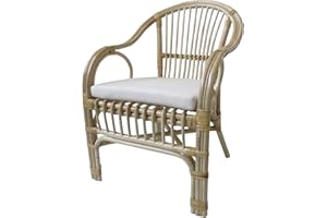 fantasie d oriente poltrona vimini rattan naturale comoda e molto robusta con cuscino sfoderabile