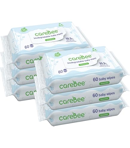 Lingettes Bébé Coton Bio Natracare - Douces, Sans Alcool Ni Parabènes, Avec Huiles Essentielles, Biodégradables
