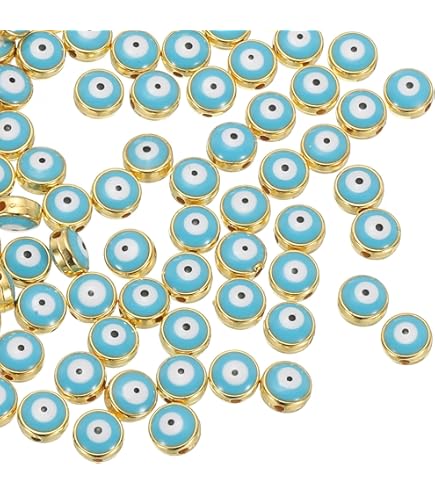 Kütahya patroon boze oog kralen fusion glas wand o Kütahya patroon boze oog kralen fusion glas wand o