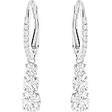 Swarovski Attract Trilogy Round Ohrringe mit Swarovski Kristallen und Klassischem Kristallpavé