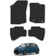 5mm Premium Rubber Car Mats Compatible with Mitsubishi Outlander PHEV (2014-2021) Tailored Fit Car Floor Mats Set Accessory Custom Fit Anti-Slip Backing Heavy-Duty Waterproof Easy-Clean Durable