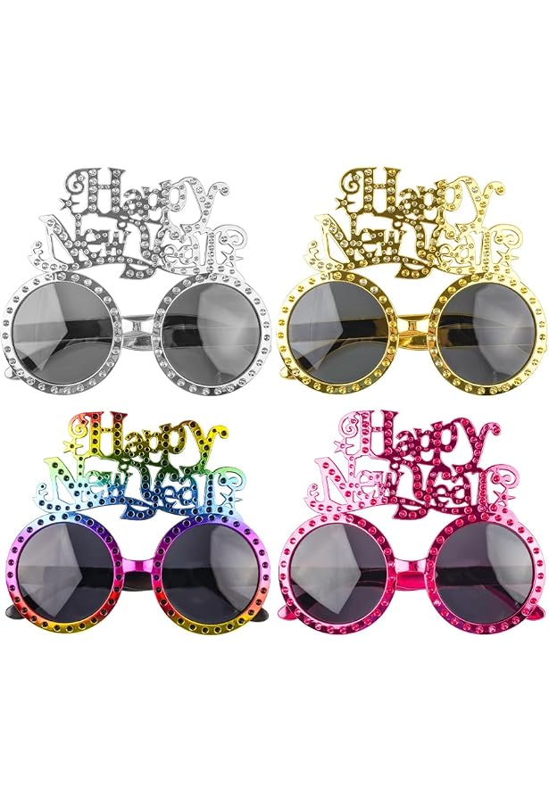 Lot De 2 Lunettes Futuristes Sans Monture - Look Cyberpunk Pour Concerts & Fêtes - 3