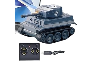 Hemousy Ferngesteuerter RC Panzer für Kinder - Lehrreiches Kampfpanzer-Spielzeug,Interaktives Mini Fahrzeug für Mint-Lernen Kinder Indoor Spielzimmer