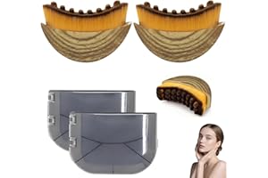 OLAVITA Lymphatic Drainage Brush 2PCS, Lymphatic Face Brush, Delicate and Skin-Friendly, Soft and Comfortable to The Touch