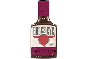 BULL'S-EYE Bull's Eye Smokey Bacon BBQ Sauce, Squeezeflasche, 6er Pack (6 x 300 ml)