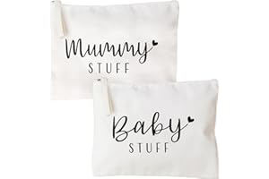 COLOFALLA New Mum Gifts Mum to be Canvas Pouch Cosmetic Bag Baby Shower Gifts for Mum Mummy to be Gifts