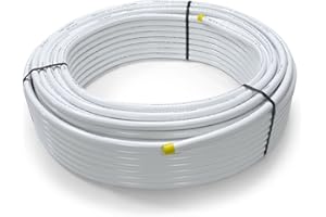 STABILO SANITAER Pipetec Aluverbundrohr Aluminium Mehrschichtverbundrohr 20x2 mm 10m weiss PEX-Rohr Alu-Mehrschicht-Verbundrohr MV-Rohr Mehrschichtrohr Heizung Wasser