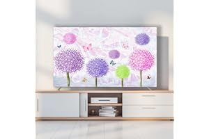 VBVARV Copertura della Polvere TV Panno in Microfibra in Poliestere Facile da Coprire Il Tuo Stile TV