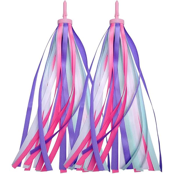 PATIKIL Streamer per Bici, Colorati Nappe per Manubrio Scooter