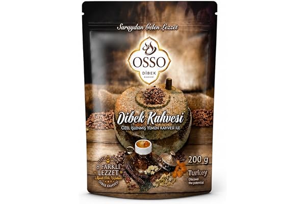 OSSO - Dibek Kahvesi 200 gr x 5 (1000 gr)