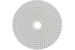 KingBra Wet Granite Diamond Polishing Pads 6 Inch/150mm for Concrete Sander Marble Countertop Floor Glass Quartz Polishing (Grit 3000)