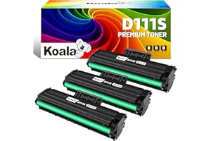 Koala Compatibili Cartuccia Toner Sostituzione per Samsung 111S MLT-D111S per Samsung Xpress M2070 M2070FW M2026W M2026 M2070W M2020 M2022W M2022 M2625 M2020W M2070F (Nero, Pacco din 3)