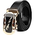 Edifier Pu Leather Adjustable Casual Formal Buckle Belts For Men & Boys (Waist Size Upto 40 Inches) (Pack Of 1, Black)