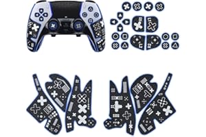 JEMDO Controller Performance Grips kompatibel mit dem Playstation 5 DualSense Edge Controller, PS5 Anti-Rutsch-Aufkleberband, schweißabsorbierende Abdeckung, PS5 Edge Zubehör.