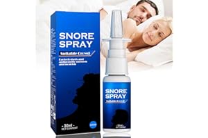 FGTOPBY Spray Nasal Contre Le Ronflement, Spray Contre Le Ronflement, Soulage Efficacement Le Ronflement, Améliore La Respiration, Solution 30Ml Naturelle Contre Le Ronflement