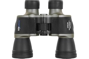 Zoomion Albatross 10x50 Jumelles pour Enfants et Adultes - compactes et Petites, Bord du Toit Optique BK-7, grossissement continu avec Accessoires