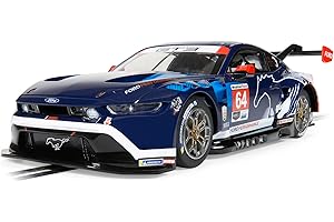 Scalextric C4503 Ford Mustang GT3 - Multimatic Motorsports Cars - World Sport Champ/Endurance for ages + 3 Years, Blue and White