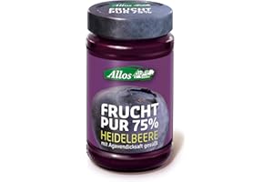 ‎ALLOS Allos Bio Frucht Pur 75% Heidelbeere (2 x 250 gr)