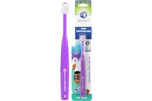 BRILLIANT Baby Buddy Round Head Purple Toothbrush