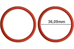 PIEBERT 2x sceau pour le groupe brassicole Jura Ena / Impressa / Giga | Joint torique pièce détachée pour unité d'infusion | Dimensions intérieures: 36.09mm, Epaisseur: 3.53mm