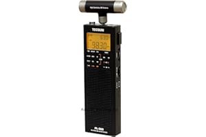 Tecsun PL-360 Digital PLL Portable AM/FM Shortwave Radio with DSP, Black (UK Version)