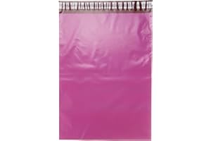 GP GLOBE PACKAGING 100 x Strong Large Pink Postal Mailing Bags Sacks 12x16"