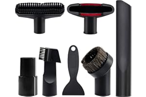 Vonsera 7 Piezas Accesorios para Aspiradora, Accesorios Aspiradora Universal de 32-35 mm compatible con Kärcher, Miele, Bosch, Siemens y Más, Ideal para Pelos de Mascotas y Coches