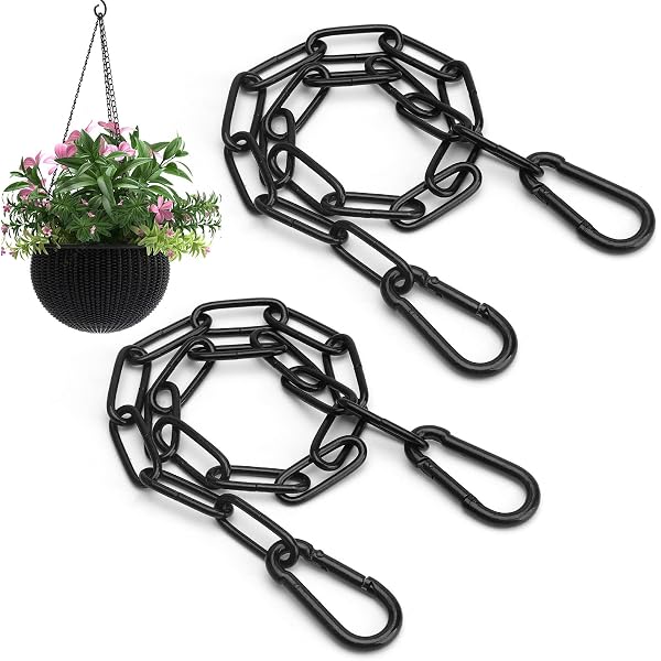 SCJJZ Edelstahlkette Mit Karabiner – 0,6m Gliederkette, Rostfrei, Belastbar Bis 40 Kg, Für Gartentore, Käfige & Co.